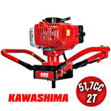 Perfurador Kawashima Ed52s À Gasolina 2t 51.7cc Com Alça Tipo Asa Encaixe 20mm Sem Broca Alta Potência Profissional