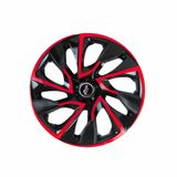 Calota Aro 15 Ds4 Red Cup Esportiva Universal - Elitte Preto Vermelho