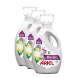 Kit 3 Sabão Líquido Concentrado Ariel Com Toque De Downy 1,2l