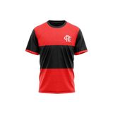 Camisa Flamengo Whip Rubro Negro Braziline Camiseta Juvenil
