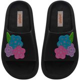 Chinelo Estilo Nuvem Feminino N 25 Ao 36 Infantil 12.77 Cor:preto,tamanho:33/34