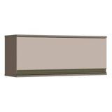 Armário Aéreo de Cozinha Henn Connect 80cm Duna/Cristal