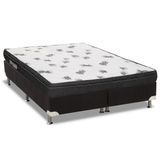 Colchão Ortobom D45 Light Ortopilow+Cama Box Queen 158x198