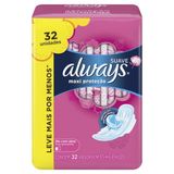 Absorvente Always Proteção Total Suave Com Abas - 32 unidades