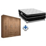 Cama Box Casal Colchao Physical Ortobom Guarda Roupa Master 8 6 Atacama