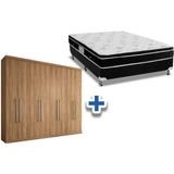 Cama Box Casal Colchao Physical Ortobom Guarda Roupa Master Vip 8 4 Atacama