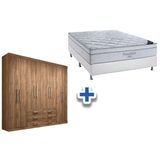 Cama Box Casal Colchao Freedom Ortobom Guarda Roupa Master 8 6 Atacama