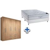 Cama Box Casal Colchao Freedom Ortobom Guarda Roupa Master 8 6 Atacama