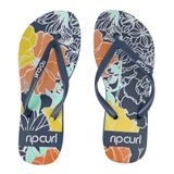 Chinelo Feminino Rip Curl Golden Flowers Azul