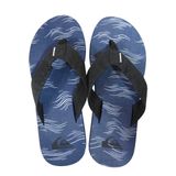 Chinelo Quiksilver Carver Print Azul