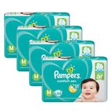 KIt Fralda Pampers Confort Sec Tamanho M com 176 Unidades