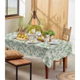 Toalha De Mesa Retangular Basic 1.40m X 2.10m Teka Verde Un