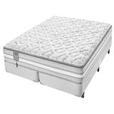 Cama Box para Casal Tamanho King com Colchão de Molas Americanflex Bed Gel 193 x 203 x 73 cm