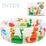 Piscina Inflável Infantil Dino 3 Anéis 28 Litros - Intex