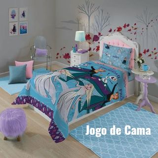 Kit Edredom + Jogo De Cama Casal Infantil Menina Unicórnio Macio -  Prediletto - Jogo de Cama Infantil - Magazine Luiza