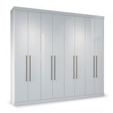 Guarda Roupa Casal 8 Portas Master 8.4 Branco - Santos Andirá