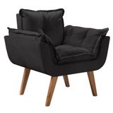Poltrona Opalla 1 Lugar Preto