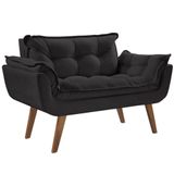 Poltrona Opalla 2 Lugares Preto