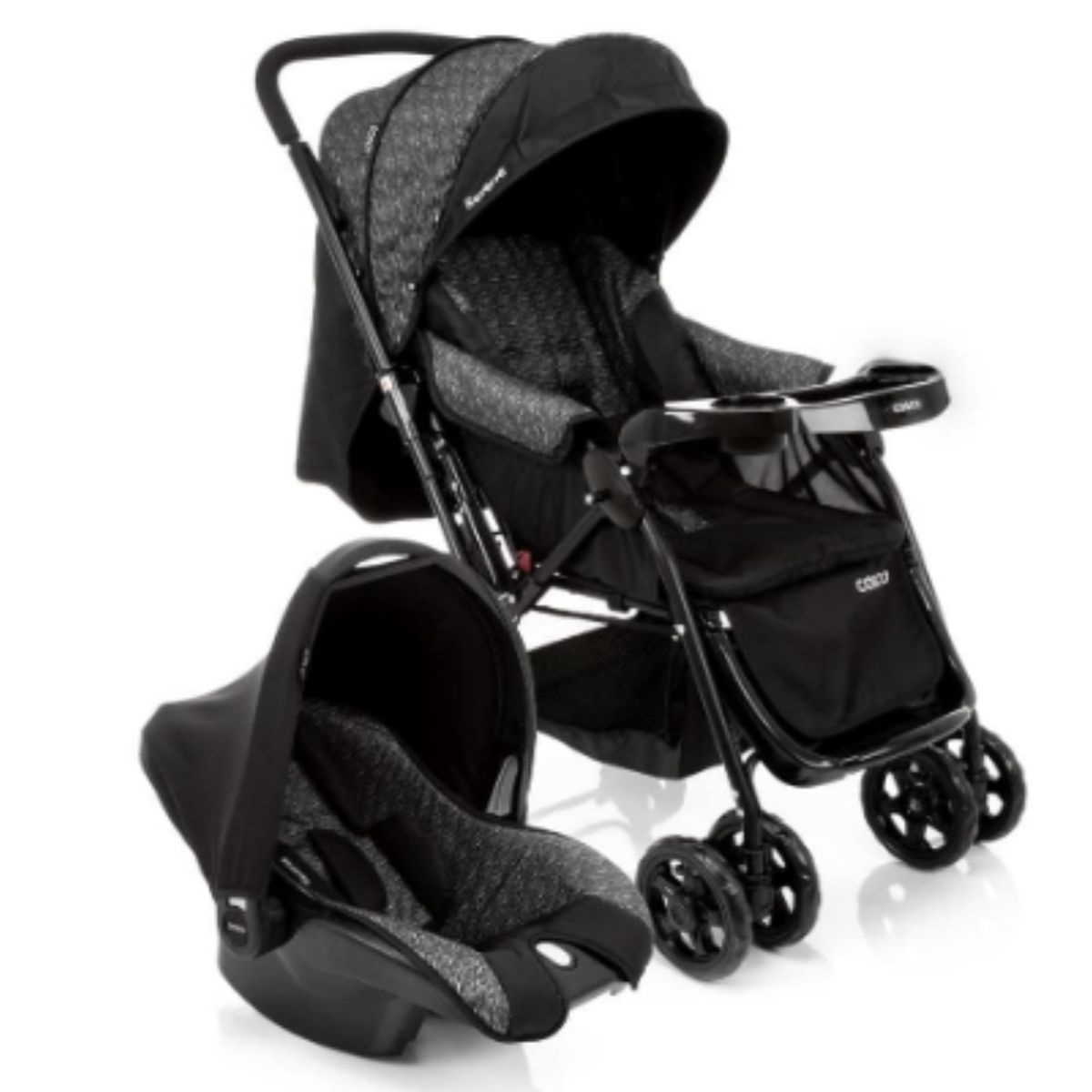 Carrinho Reverse Travel System Rajado Cosco Preto