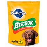 Biscoito Pedigree Biscrok Para Cães Adultos De Raças Grandes - 500 G