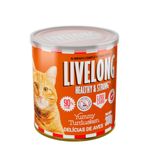 Alimento Natural Livelong Sabor Delícias De Aves Para Gatos - 300 G