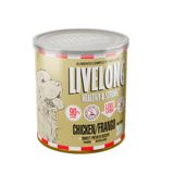 Alimento Natural Livelong Sabor Frango Para Cães - 300 G