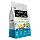 Biscoito Fórmula Natural Dog Biscuits Batata Doce, Banana E Linhaça Para Cães Adultos Raças Médias E Grandes - 250 G