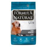 Ração Fórmula Natural Life Super Premium Para Cães Sênior Raças Médias E Grandes - 15 Kg