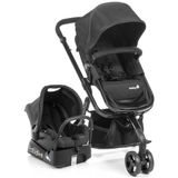 Carrinho de Bebê Travel System Safety1st Mobi 3 Rodas 4 Posições até 15 kg Preto