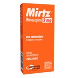 Orexígeno Mirtz Mirtazapina Agener União Para Gatos - 12 Comprimidos