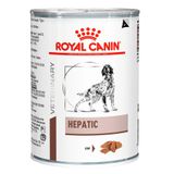 Ração Royal Canin Lata Canine Veterinary Diet Hepatic Wet Para Cães Com Doenças Hepaticas - 420 G