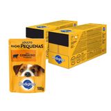 Kit Ração Úmida Pedigree Sachê Cordeiro Ao Molho Para Cães Adultos De Raças Pequenas - 36 Unidades