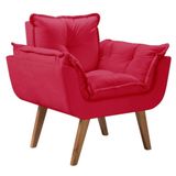 Poltrona Opalla 1 Lugar Vermelho