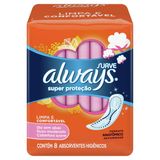 Absorvente Always Super Proteção Suave sem Abas - 8 unidades