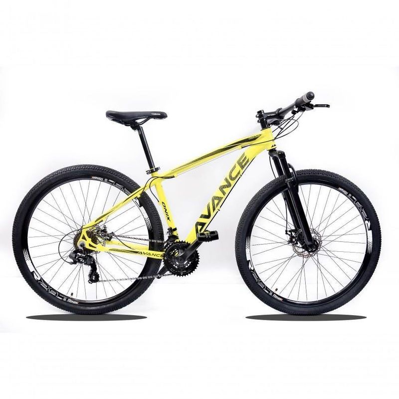 Bicicleta Avance Bike Onix Aro 29 Susp. Dianteira 24 Marchas - Amarelo