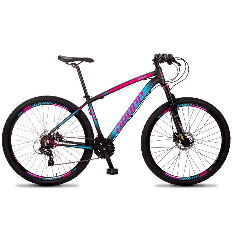 Bicicleta Dropp Z4x 2020 T17 Aro 29 Susp. Dianteira 24 Marchas - Azul/preto/rosa