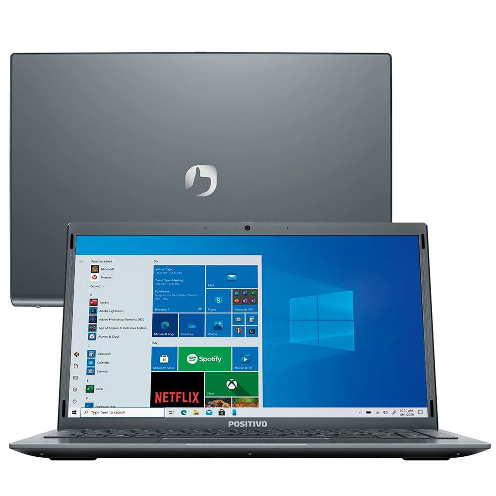 Notebook Positivo Dual Core 4gb 128gb Ssd Tela 14 Windows 10 Motion C4128e-s Menor preço em Notebook Positivo Dual Core 4gb 128gb Ssd Tela 14 Windows 10 Motion C4128e-s