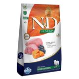 Ração Farmina N&amp;d Pumpkin Carnes Nobres Cordeiro Para Cães Adultos De Raças Grandes - 10,1 Kg