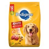 Ração Seca Pedigree Carne, Frango E Cereais Para Cães Adultos Raças Médias E Grandes - 15 Kg