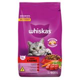Ração Whiskas Carne Para Gatos Adultos - 900 G
