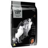 Ração Seca Three Cats Super Premium Salmão Para Gatos Castrados 6 Meses + - 3 Kg