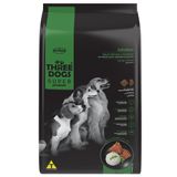 Ração Seca Three Dogs Super Premium Carne E Arroz Para Cães - 3 Kg