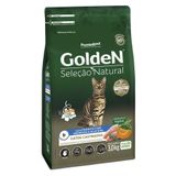 Ração Seca Premier Pet Golden Seleção Natural Frango, Abóbora E Alecrim Para Gatos Castrados - 3 Kg