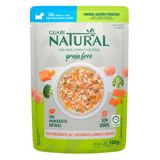 Ração Úmida Guabi Natural Grain Free Frango, Salmão E Vegetais Para Cães - 100 G