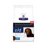 Ração Seca Hill&#39;s Prescription Diet Z/d Pedaços Pequenos Alergia Alimentares E Pele Para Cães Adultos - 3,17 Kg