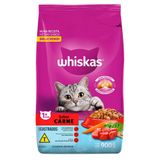 Ração Whiskas Carne Para Gatos Adultos Castrados - 900 G