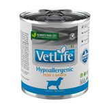 Ração Úmida Farmina Vet Life Hypoallergenic Peixe E Batata Para Cães - 300 G