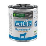 Ração Úmida Farmina Vet Life Hypoallergenic Peixe E Batata Para Cães - 300 G