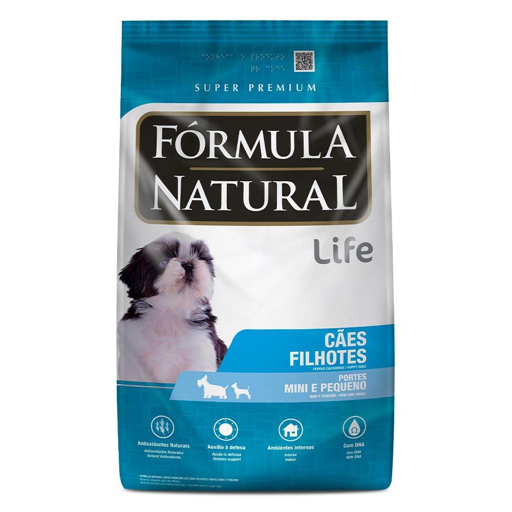 Ração Fórmula Natural Life Super Premium Para Cães Filhotes Raças Minis E Pequenas - 2,5 Kg é boa?