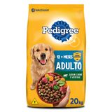 Ração Seca Pedigree Carne E Vegetais Para Cães Adultos Raças Médias E Grandes - 20 Kg